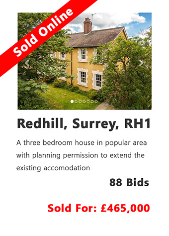house sold via online auction